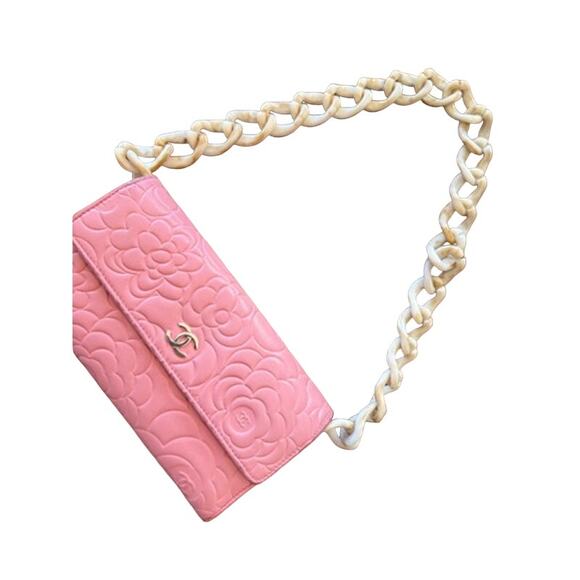 Create Wallet on Chain! Acrylic Resin! Choice Natural Sand, Navy, & Tortoise*24" - Picture 3 of 3